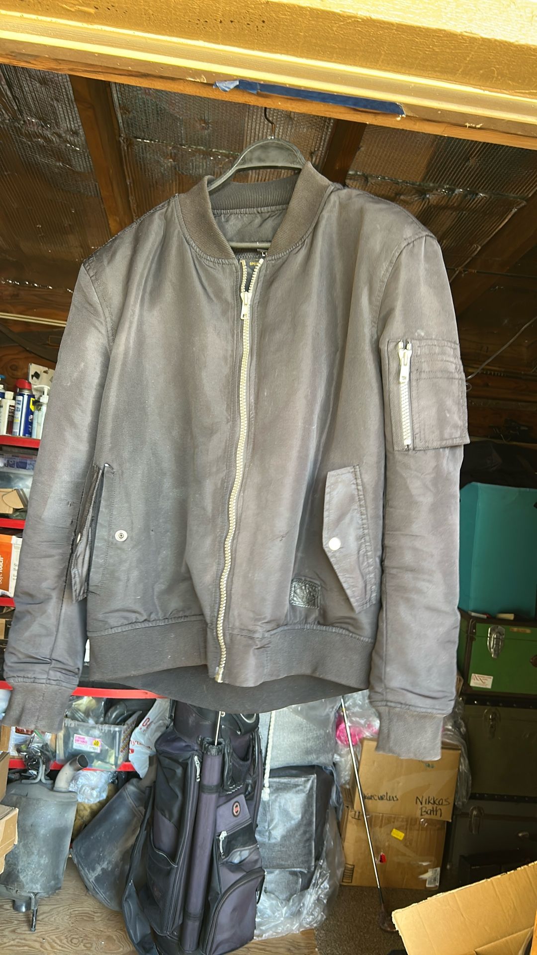 Cortech Gunmetal The Skipper Mesh Bomber Motorcycle Jacket