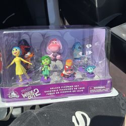 Disney Pixar Inside Out 2 All the Feels 9 Piece Deluxe Figure Set Anxiety New