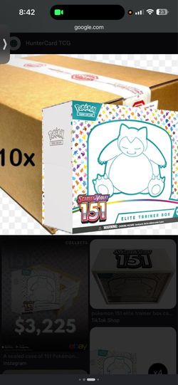Sealed case 10x Pokemon 151 ETB