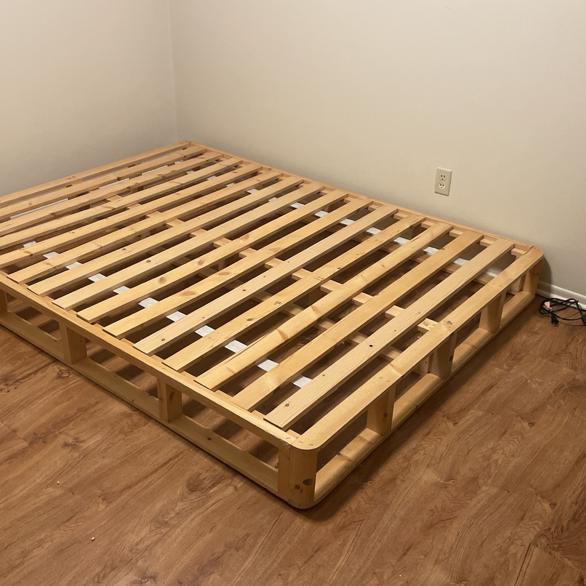 Wooden Bed Frame - Queen Size