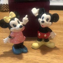 Vintage Disney Japan Mickey & Minnie Mouse 