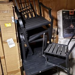 Mesa de jardín con 4  sillas