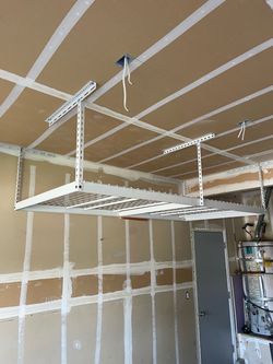 Garage overhead rack