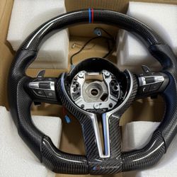BMW steering Wheel carbon Fiber