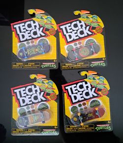 4 ninja turtles tech deck set