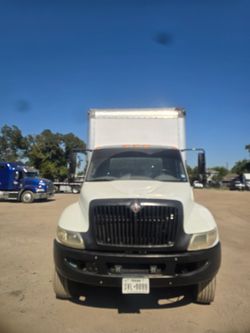 International Box Truck White