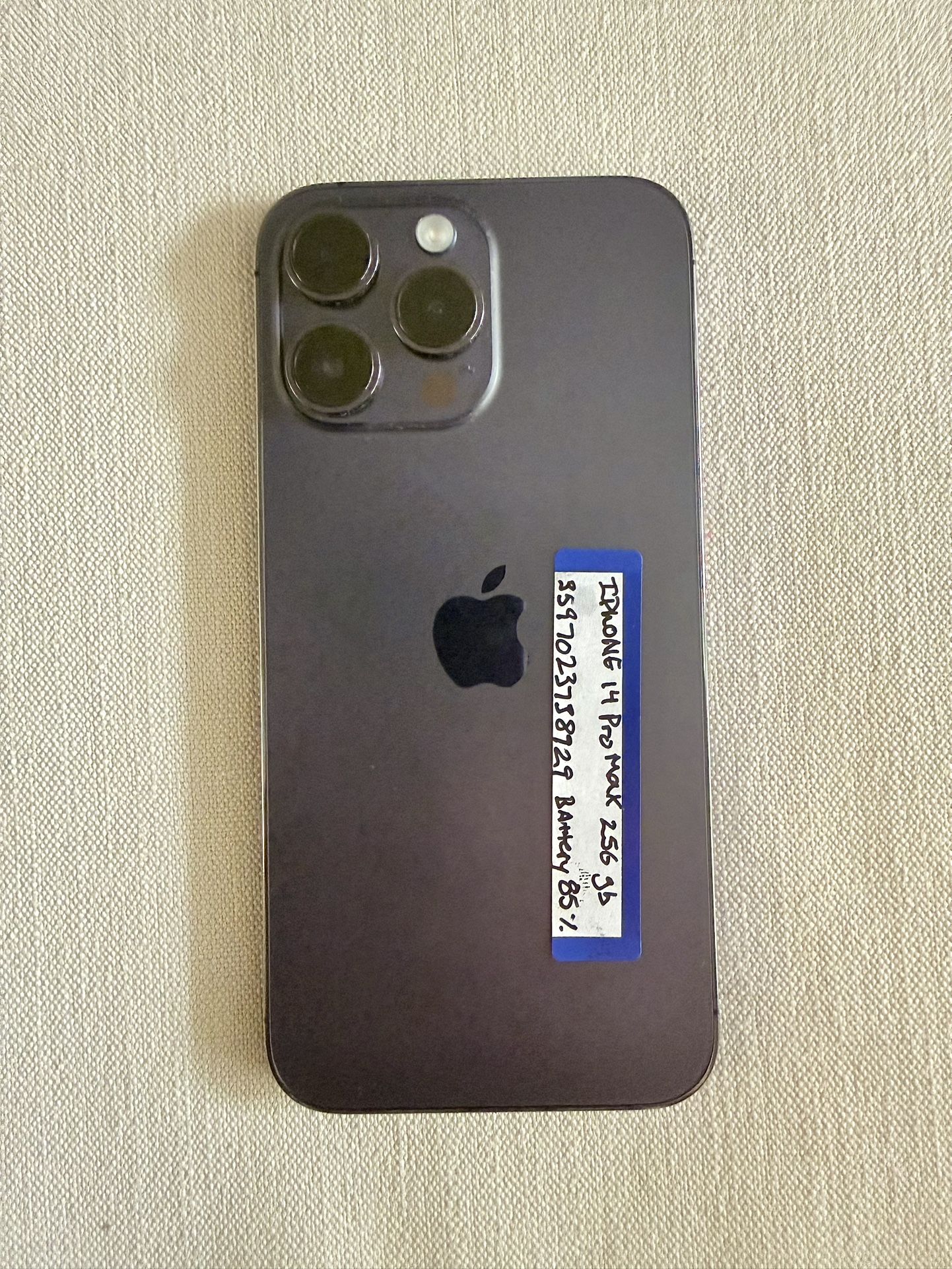 iPhone 14 Pro Max 256gb 85% Battery, Unlocked (Any Carrier )