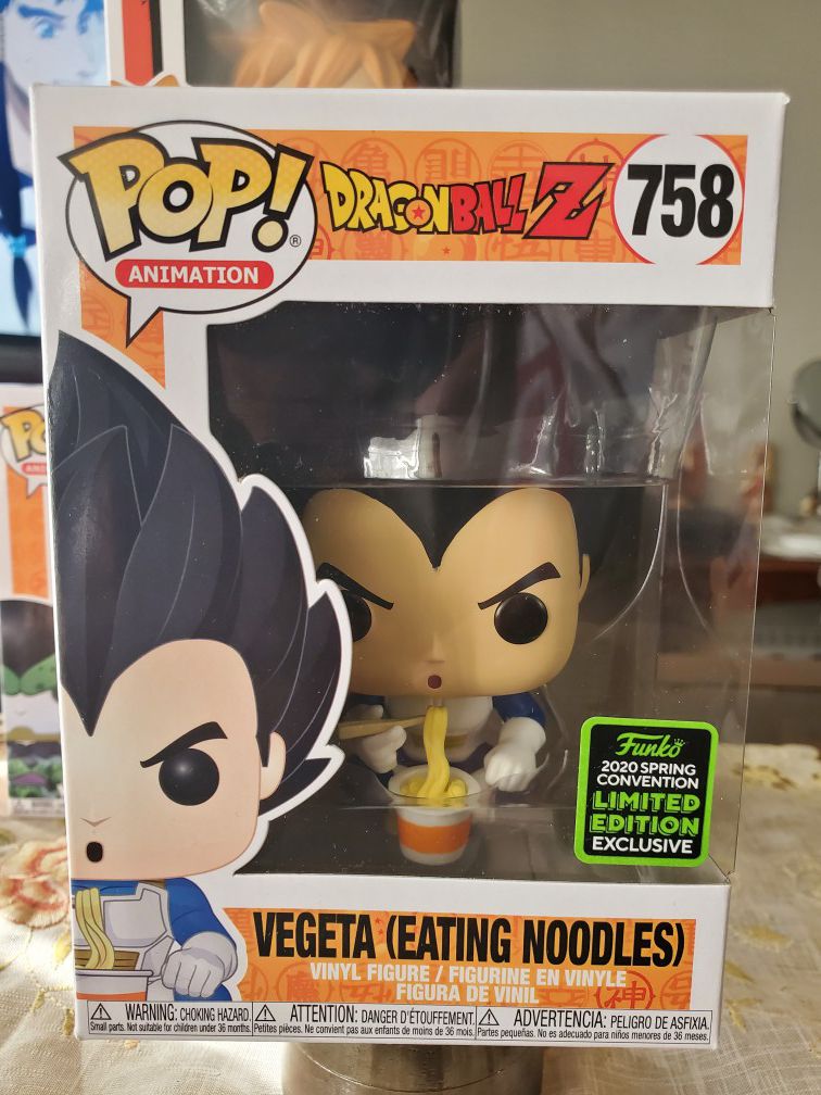 Funko Pop DragonBall Z, Vegeta (Eating Noodles)