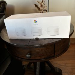 Google WiFi Mesh Router ( AC1200 ) 3 Pack Snow