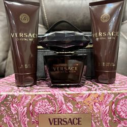 Versace Crystal Noir Perfume Gift Set