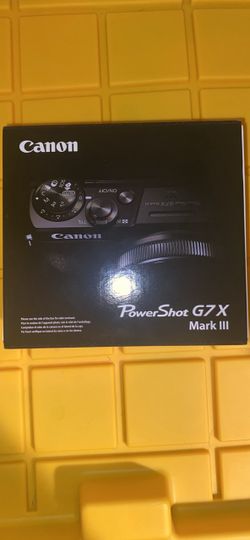 PowerShot G7 X Mark III Black