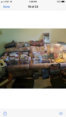 Assorted tools, items, new in the box