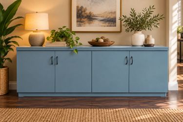 Designer-Style 4-Door Sideboard Cabinet – 75” - Free Delivery
