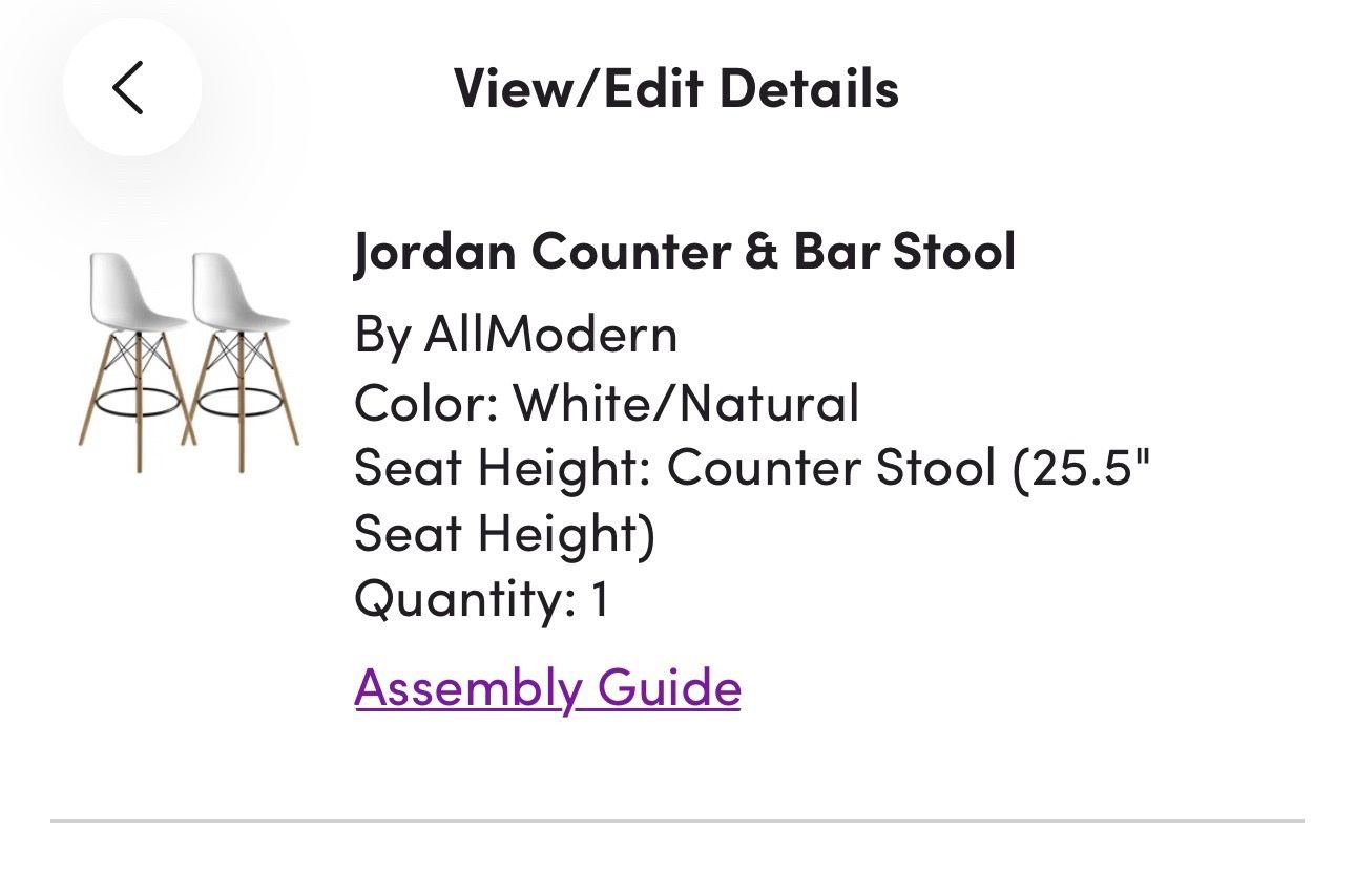4 AllModern Bar / Counter Stools $100