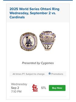 Dodgers World Series Ohtani #17 Championship Ring Replica