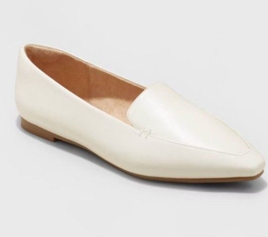 Women's Hayes Loafer Flats with Memory Foam Insole - A New Day - Size 8