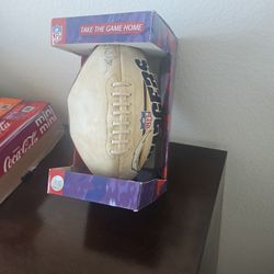 Vintage Autographed Chargers Football