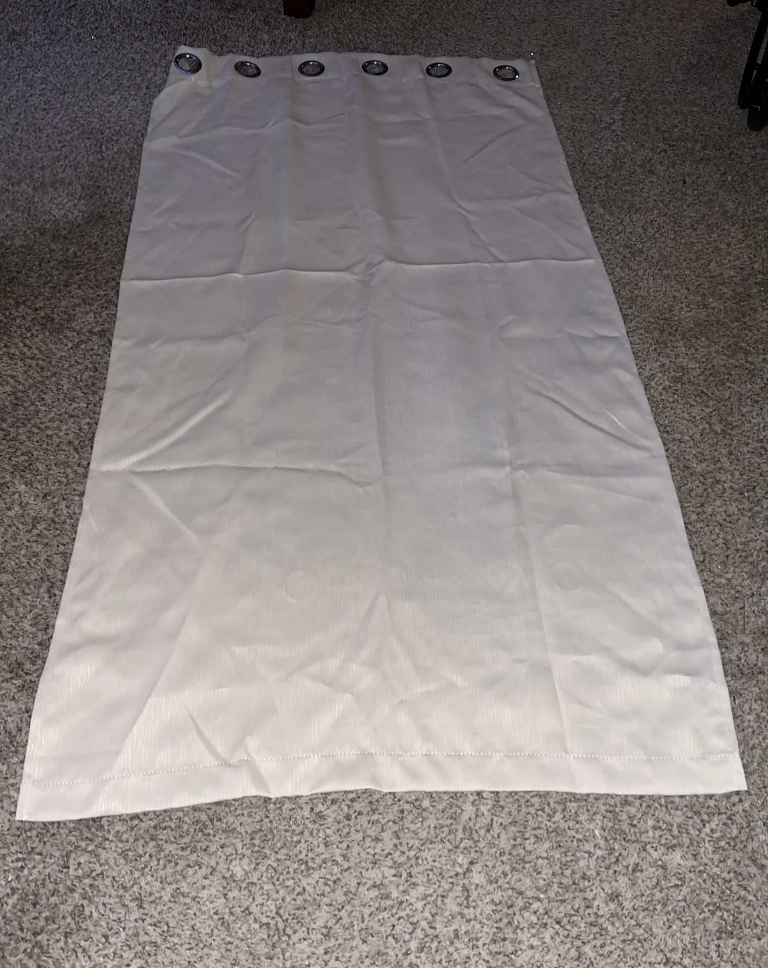 Gently Used Too Long Curtain Panels Light Tan Approximately 58×34 For Each Panel