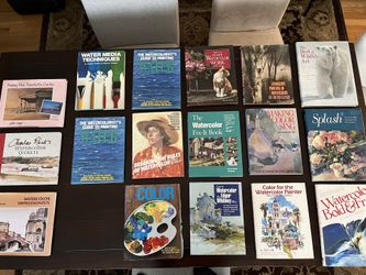 Watercolor Painting Books $3 ea.  Minimum 3