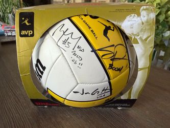 AVP Autographed Beach Volleyball
