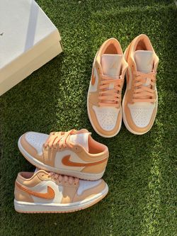 Jordan 1 Low Haze Hazelnut Size 9.5M ,10.5M 