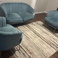 Teal Sofa