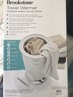 Brookstone towel and robe warmer