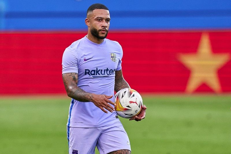 Football Depay Barcelona Jersey Nike FC Barcelona Memphis Depay 21