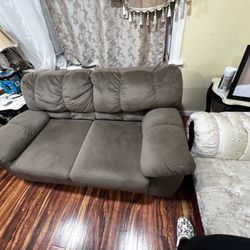 Brown Loveseat 2 Seater 