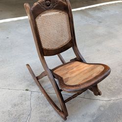 Vintage Victorian rocking chair