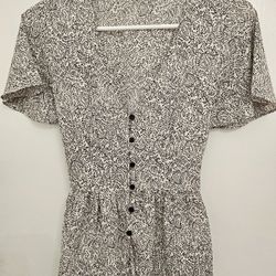S Paisley Buttoned Blouse