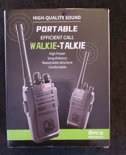Portable Walkie-Talkie Set 2-Pack