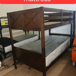 DISPLAY BUNK BED WITH MATTRESS 