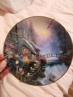 Thomas Kinkade "FALLBROOKE COTTAGE" 