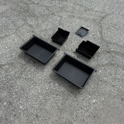 2022 -2024 Tesla Model Y Accessories | Center ARmrest Console Organizer Tray | Front Under Seat Storage | Underseat Storage