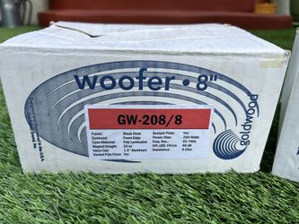Goldwood Sound 8” Woofer 8 Ohm (New)