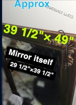 2 Mirrors - Large And Definitely Add The Feel Of A Larger Room $60 Each Or Both For $100