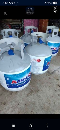 "Summer is here!" Tanks for grilling: Empty $15, half/full $32, full $43 firm
