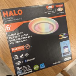 Halo 6" Recessed Canless lights - Wifi - Dual Zone