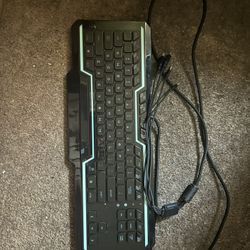 Disney Tron Legacy Razer Gaming Light Up Keyboard RZ03-0053