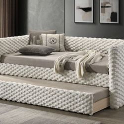 Brand New White Twin Size Daybed w Trundle Bed 