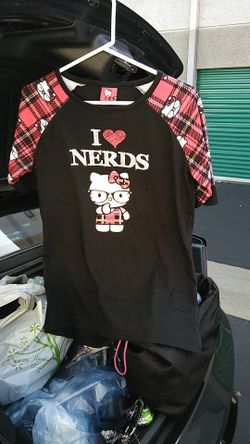 Hello Kitty I 💜 Nerds sleepwear