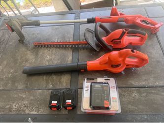 Black & Decker lawn care set