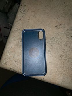 iPhone X Incipio case with pop socket already attached
