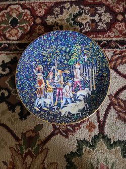 La Chasse A La Licorne Limited Edition Plate