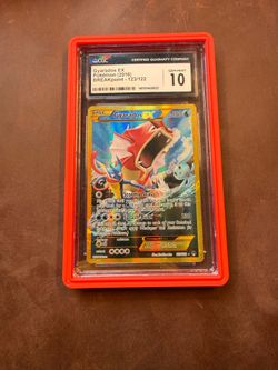 Gyarados Ex #123 2016 Pokemon XY Breakpoint Secret Rare CGC 10