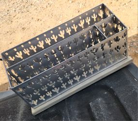Metal Cactus Cut Out Desk Organizer 