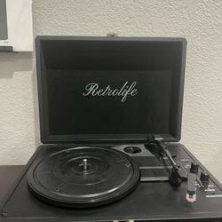 Retro life Record player 