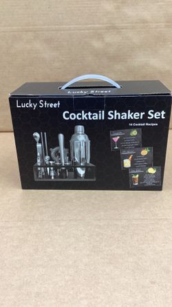 Lucky Steel. Cocktail shaker set 14 pcs New