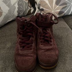 Nike Air Force 1 high burgundy crush